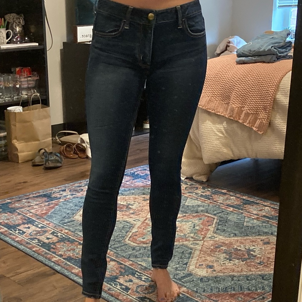 Dark Wash American Eagle Jeggings